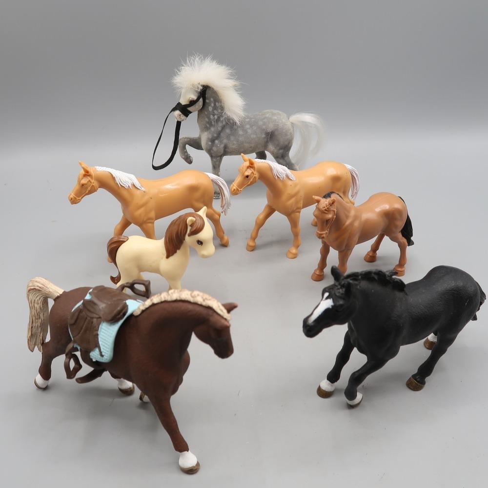 Toy Lot Of Mixed Mini Horses Figures Schleich Nowray‎ 4 inch